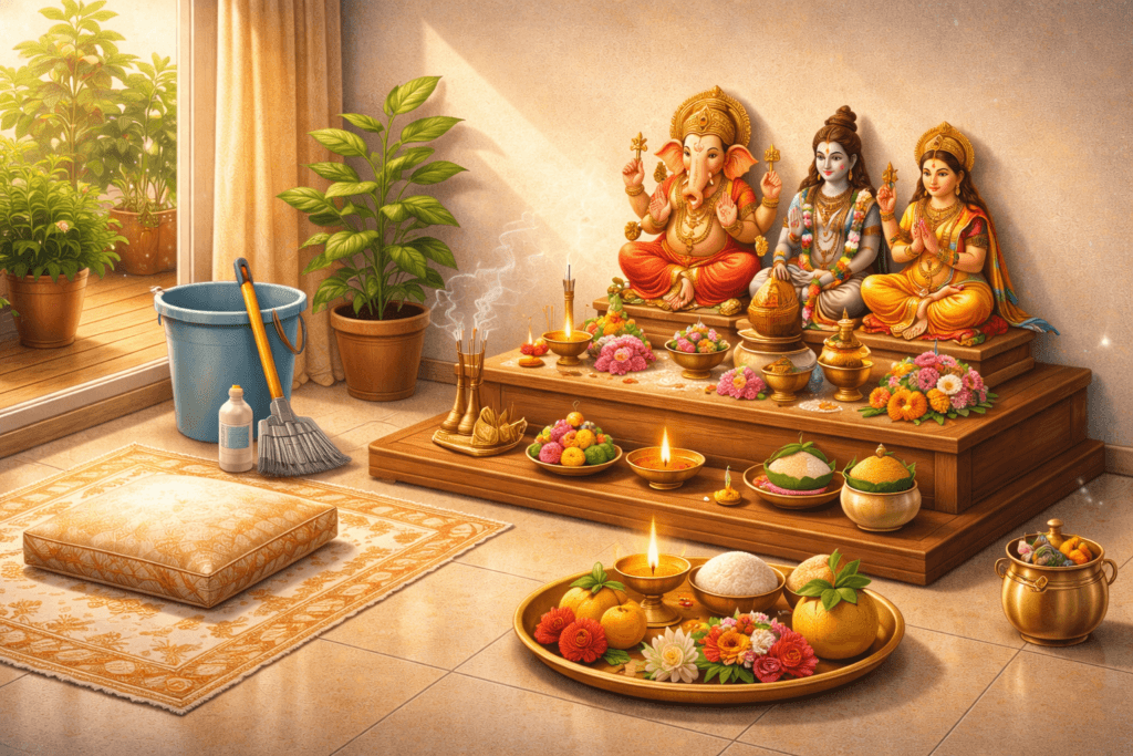Puja at home
