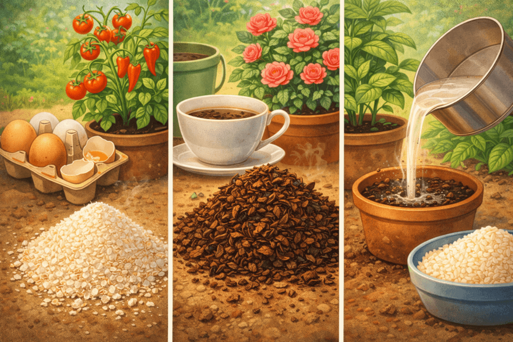 Organic fertilizer at home 