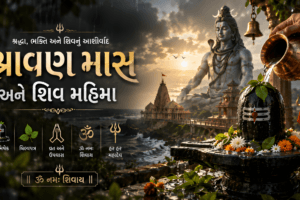 શ્રાવણ માસ 2026 દરમિયાન શિવલિંગ પર જળાભિષેક અને બિલ્વપત્ર અર્પણ કરતા ભક્તો